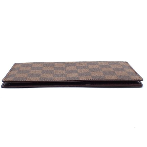 LOUIS VUITTON Porte Valeurs Cartes Credit Damier Leather Brown N61823 07EF445 - Picture 6 of 15